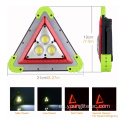 Luz de advertencia de triángulo de tráfico portátil recargable LED